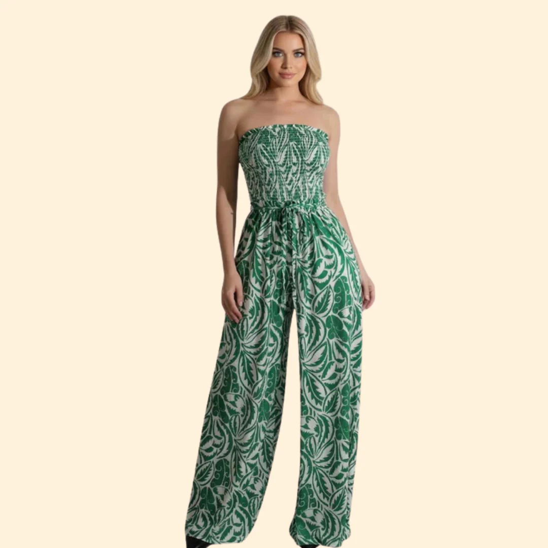 Women’s Stylish Jumpsuit with Strapless Design - Image 8
