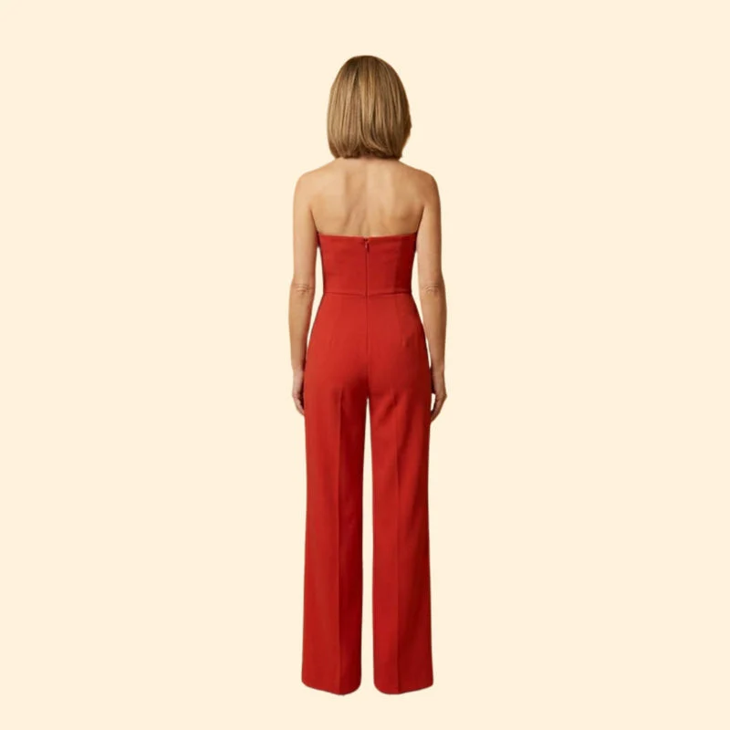 Women’s Stylish Jumpsuit with Wide Leg Design - Image 4