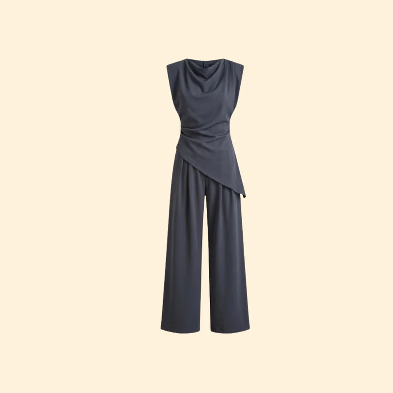 Women’s Stylish Jumpsuit with Wide Leg Fit