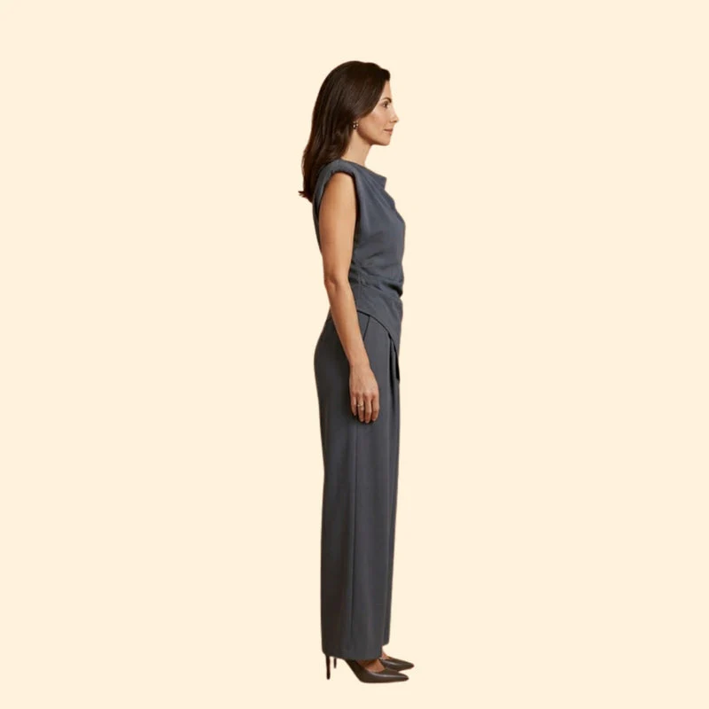 Women’s Stylish Jumpsuit with Wide Leg Fit - Image 3