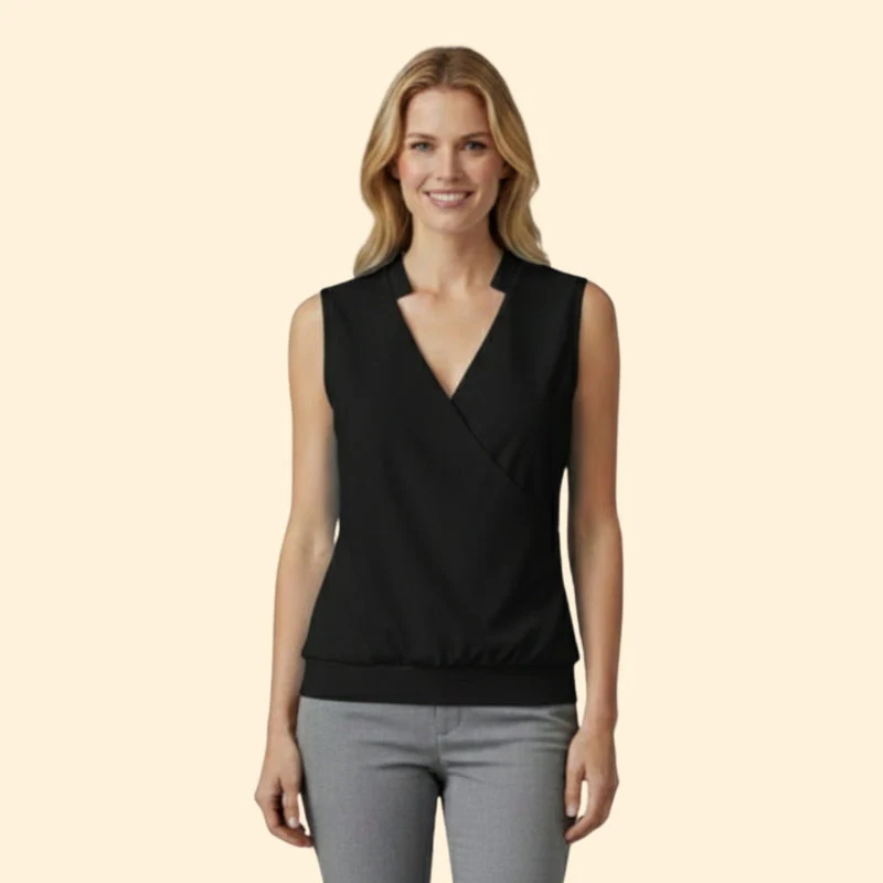 Women's Stylish V-Neck Casual Blouse - Image 7