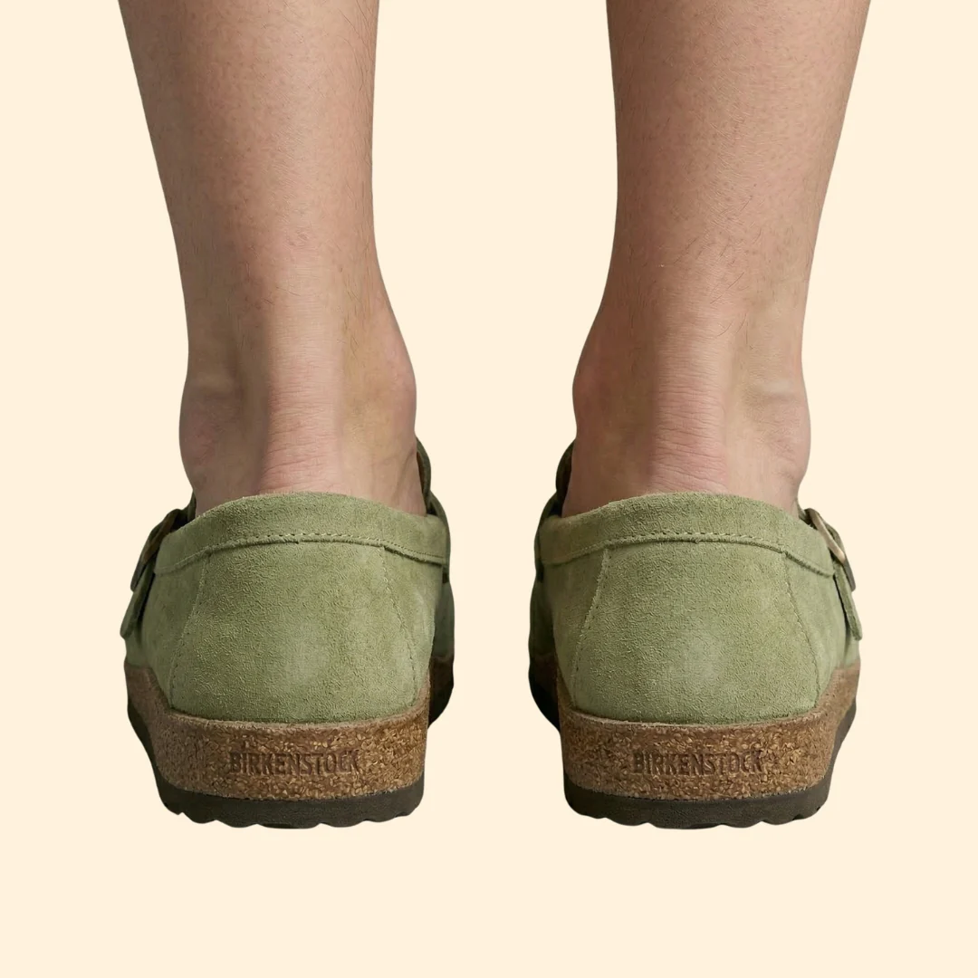 Women’s Suede Loafers with Buckle Strap - Image 4