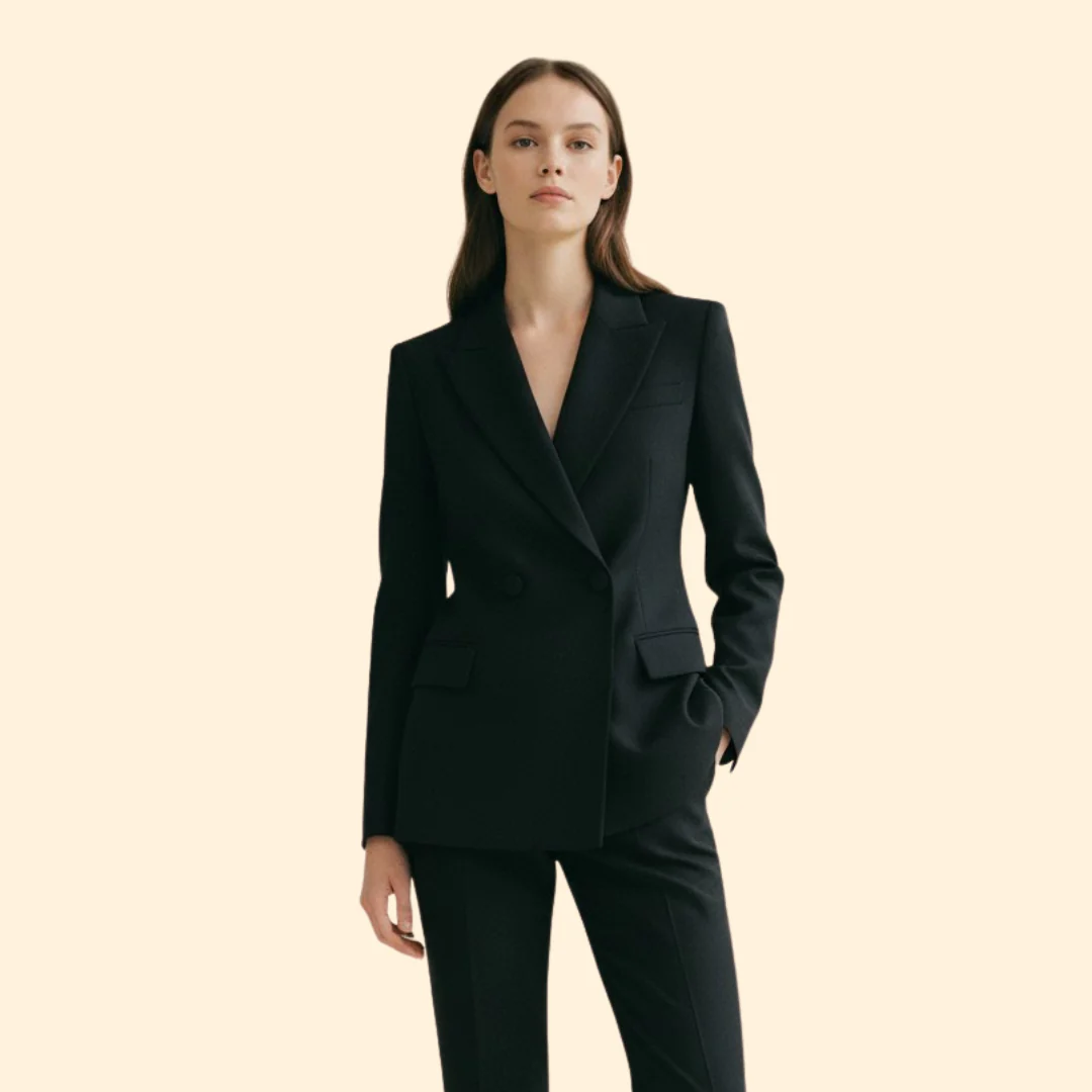 Women’s Suit Set with Notched Lapel Design - Image 11