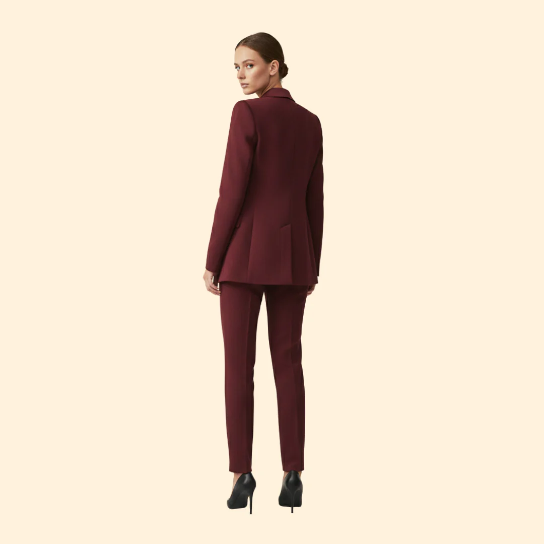 Women’s Suit Set with Tailored Vest - Image 4