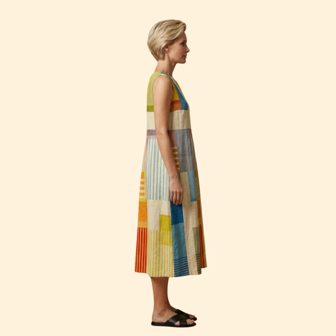 Women’s Summer Dress with Pattern - Image 3