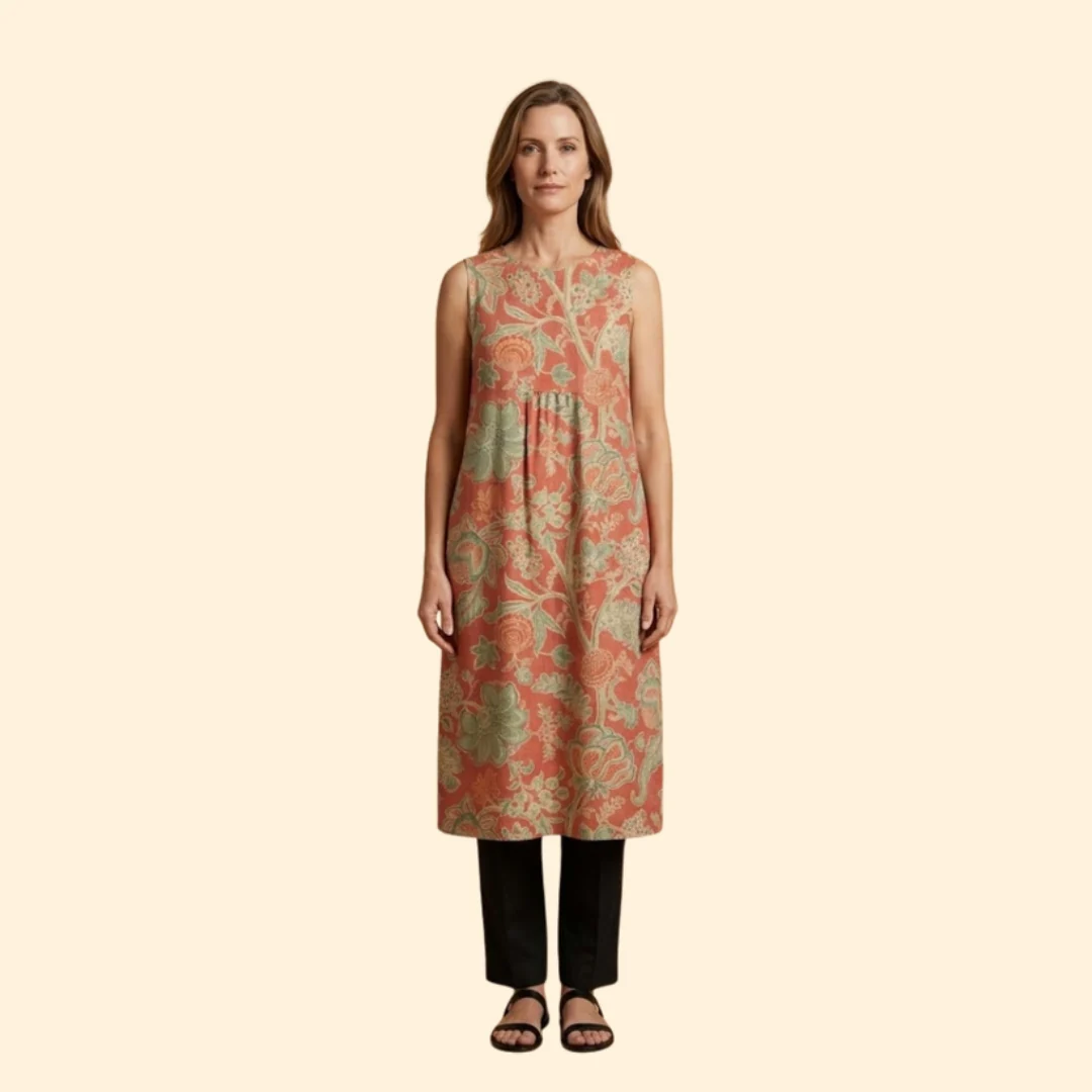 Women’s Summer Dress with Print - Image 2