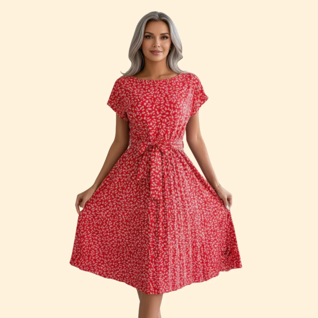 Women’s Summer Dress with Tied Waist - Image 10