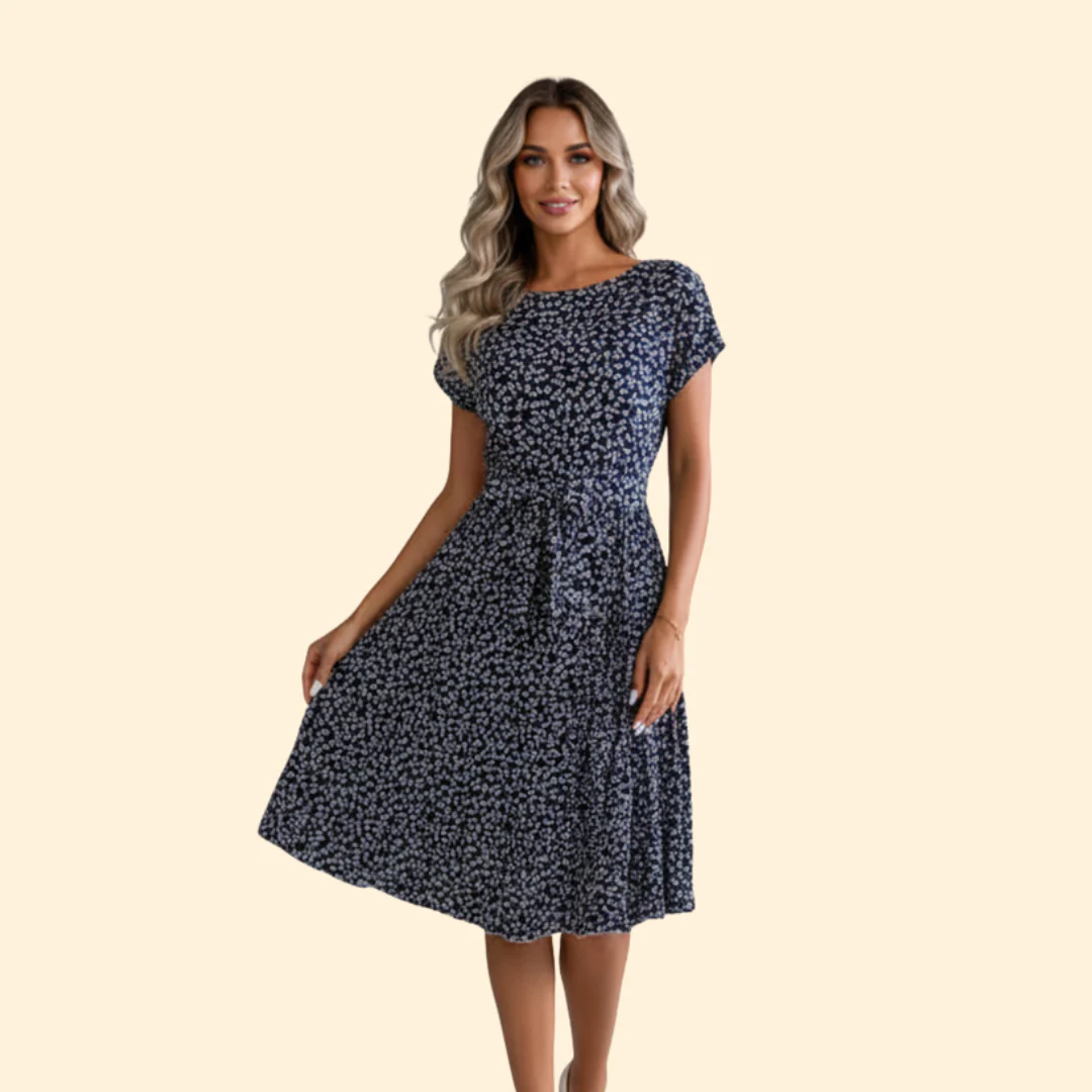 Women’s Summer Dress with Tied Waist - Image 11