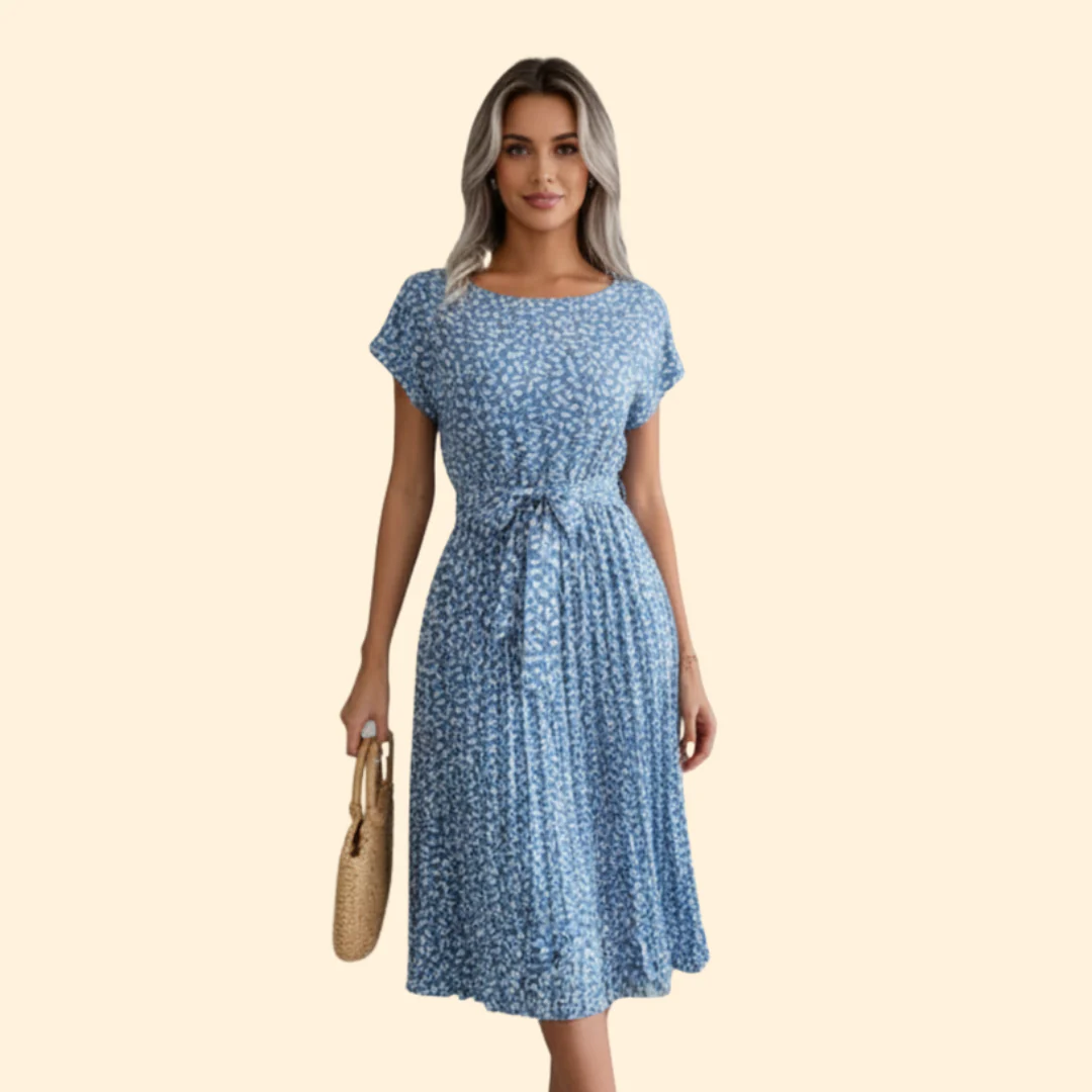 Women’s Summer Dress with Tied Waist - Image 6