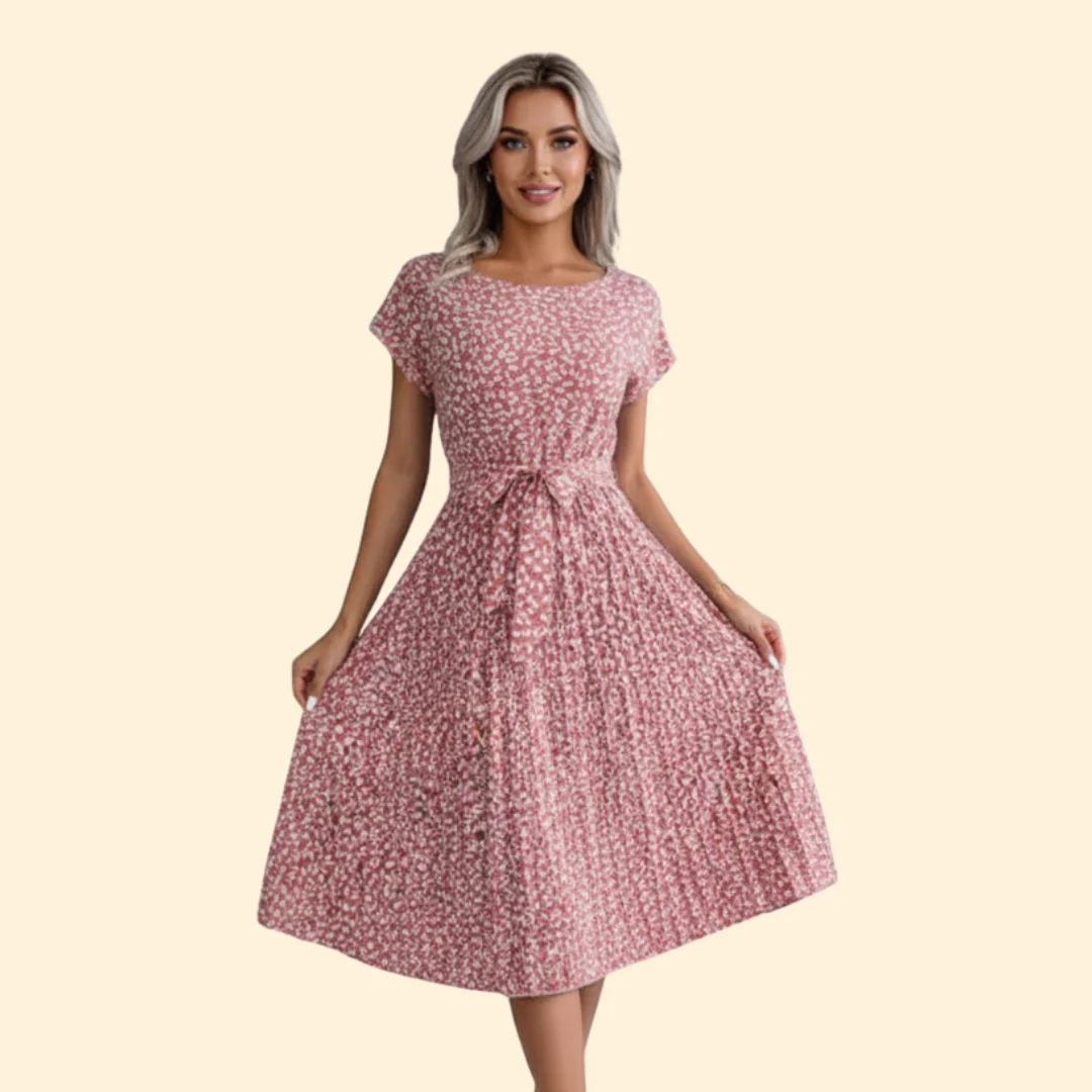 Women’s Summer Dress with Tied Waist - Image 8