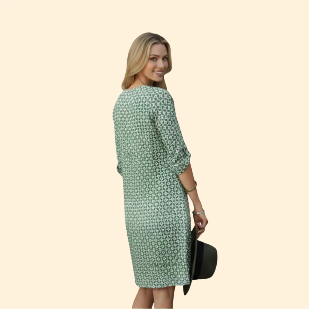 Women’s Summer Dress with V-Neck Design - Image 5