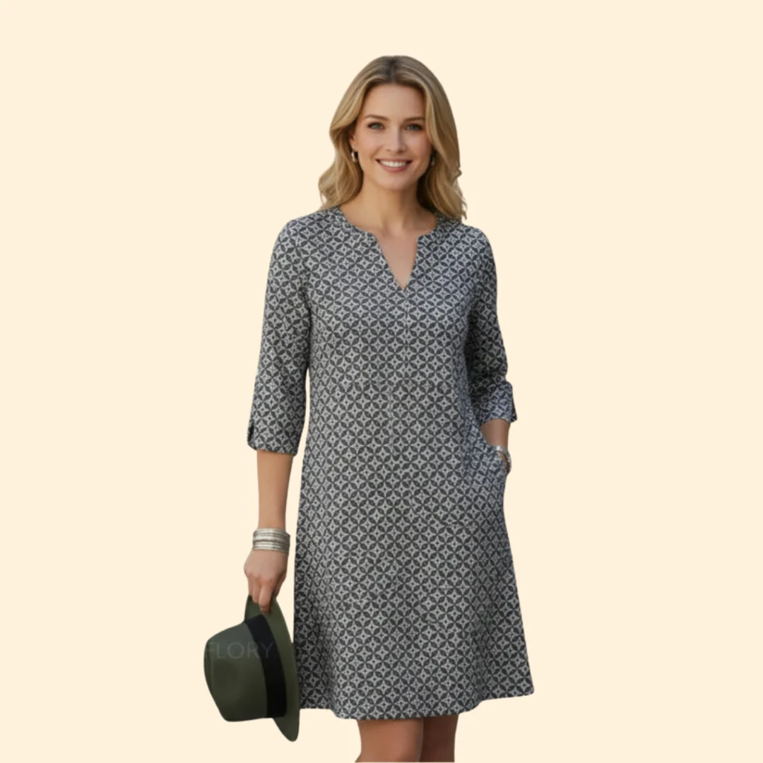 Women’s Summer Dress with V-Neck Design - Image 6