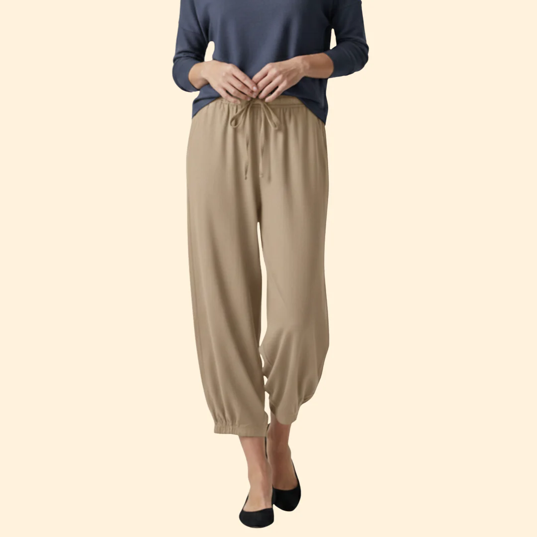 Women’s Summer Pants with Elastic Waistband - Image 6