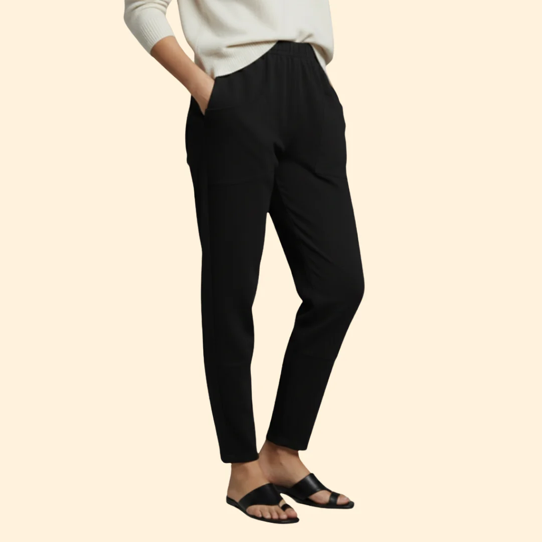 Women’s Summer Pants with Stretch Waistband - Image 4