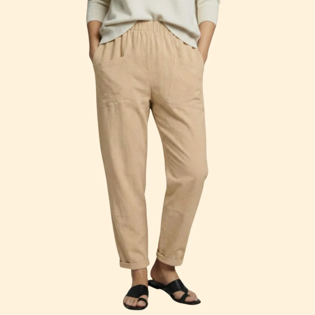 Women’s Summer Pants with Stretch Waistband - Image 6