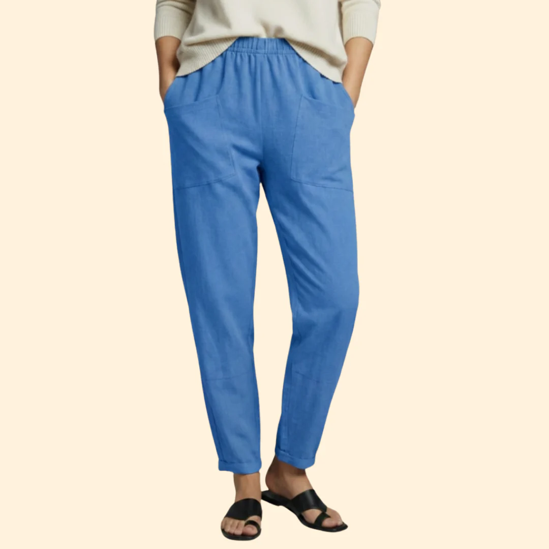 Women’s Summer Pants with Stretch Waistband - Image 8