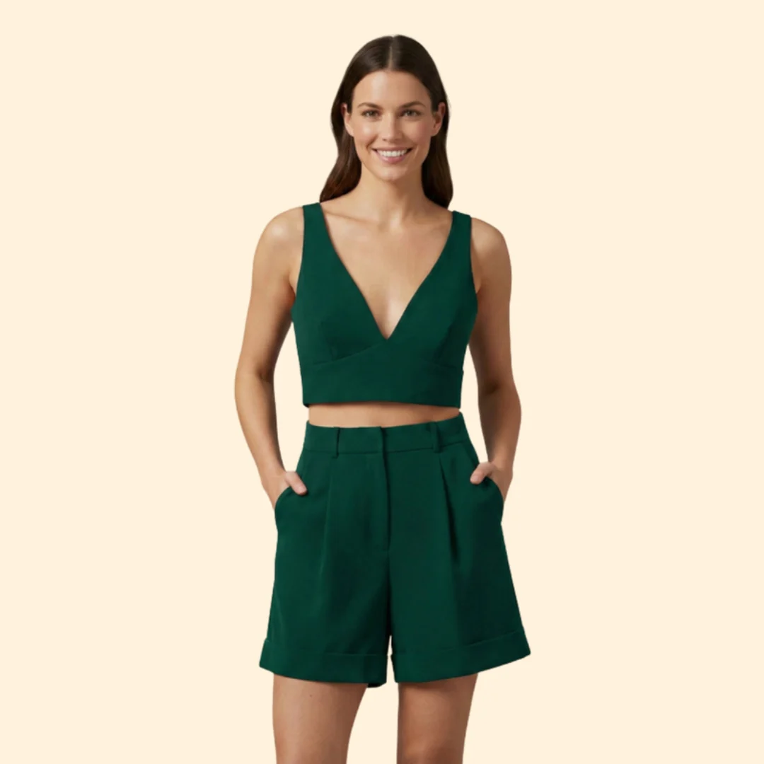 Women’s Summer Set with High-Waist Shorts - Image 10