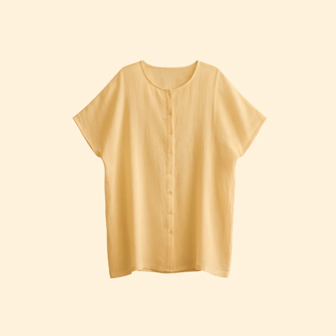 Women’s Summer Tunic with Button Front