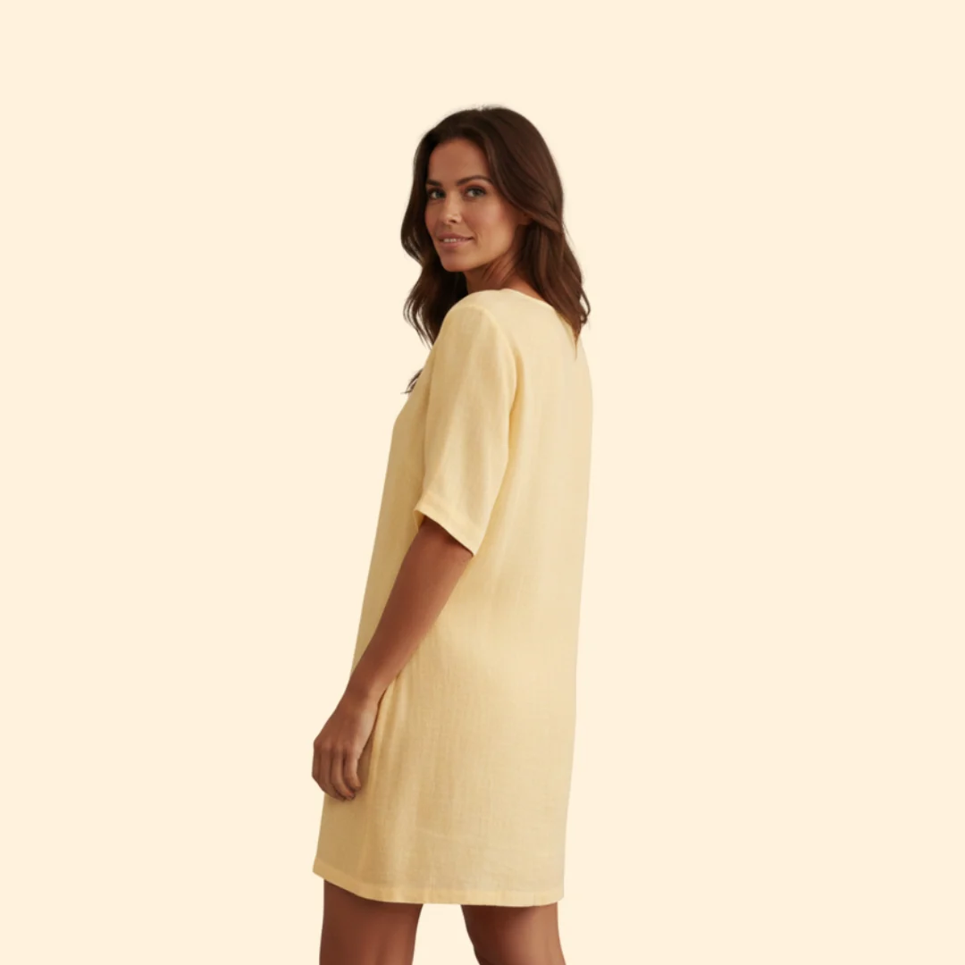 Women’s Summer Tunic with Button Front - Image 4