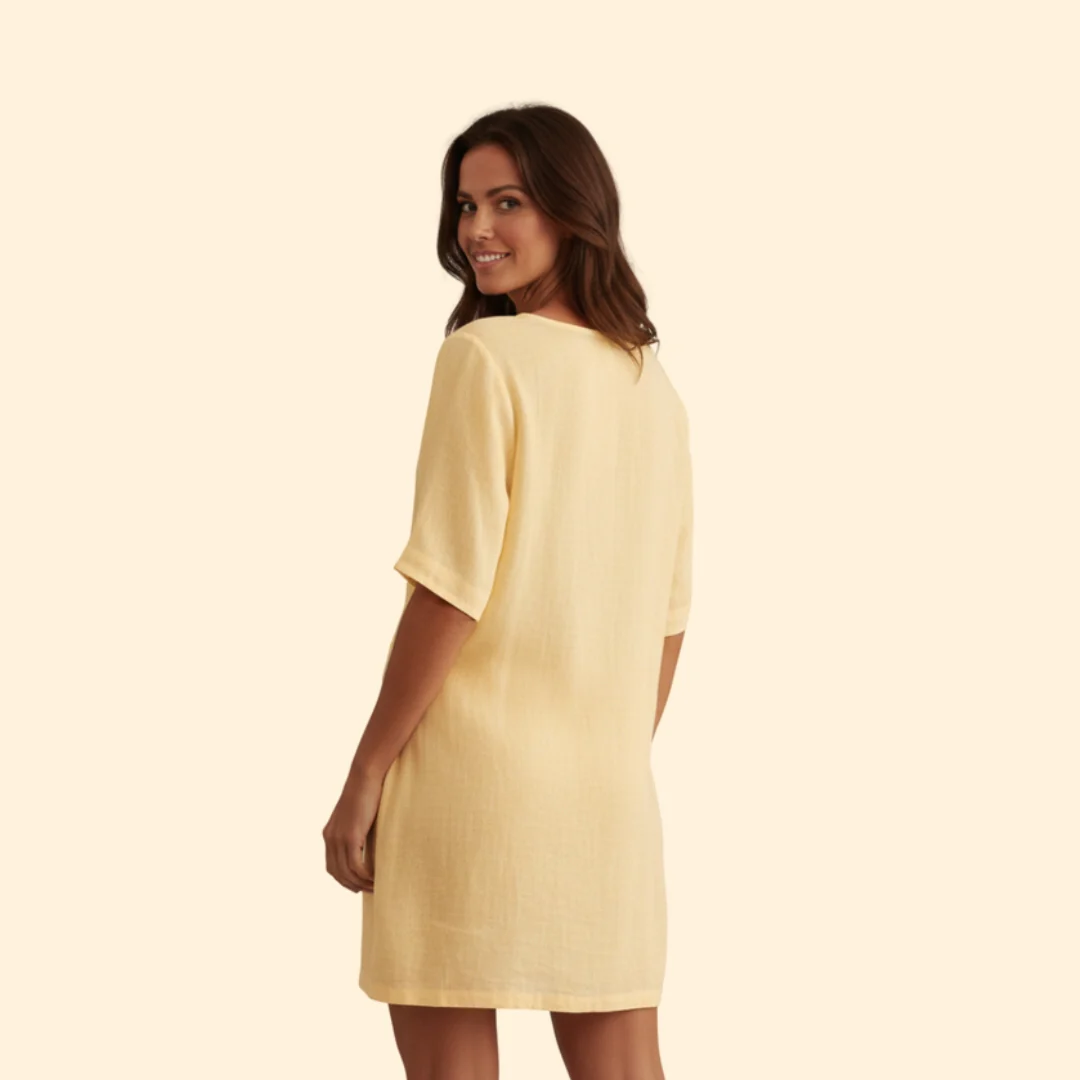 Women’s Summer Tunic with Button Front - Image 5