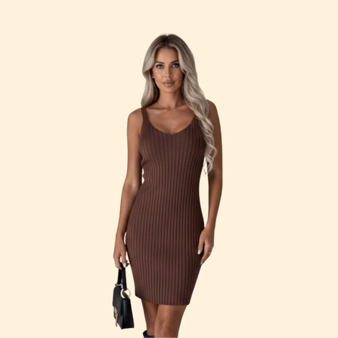 Women’s Sweater Dress with Fitted Silhouette - Image 7