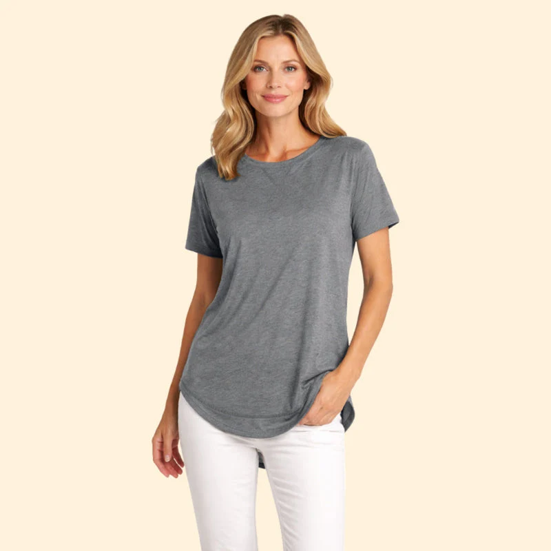 Women's T-Shirt with Drop Shoulders - Image 6
