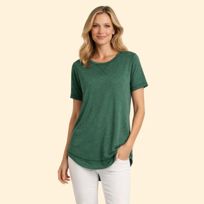 Women's T-Shirt with Drop Shoulders - Image 8