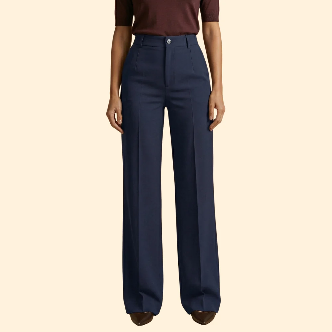 Women's Tailored Trousers with Stretch - Image 11