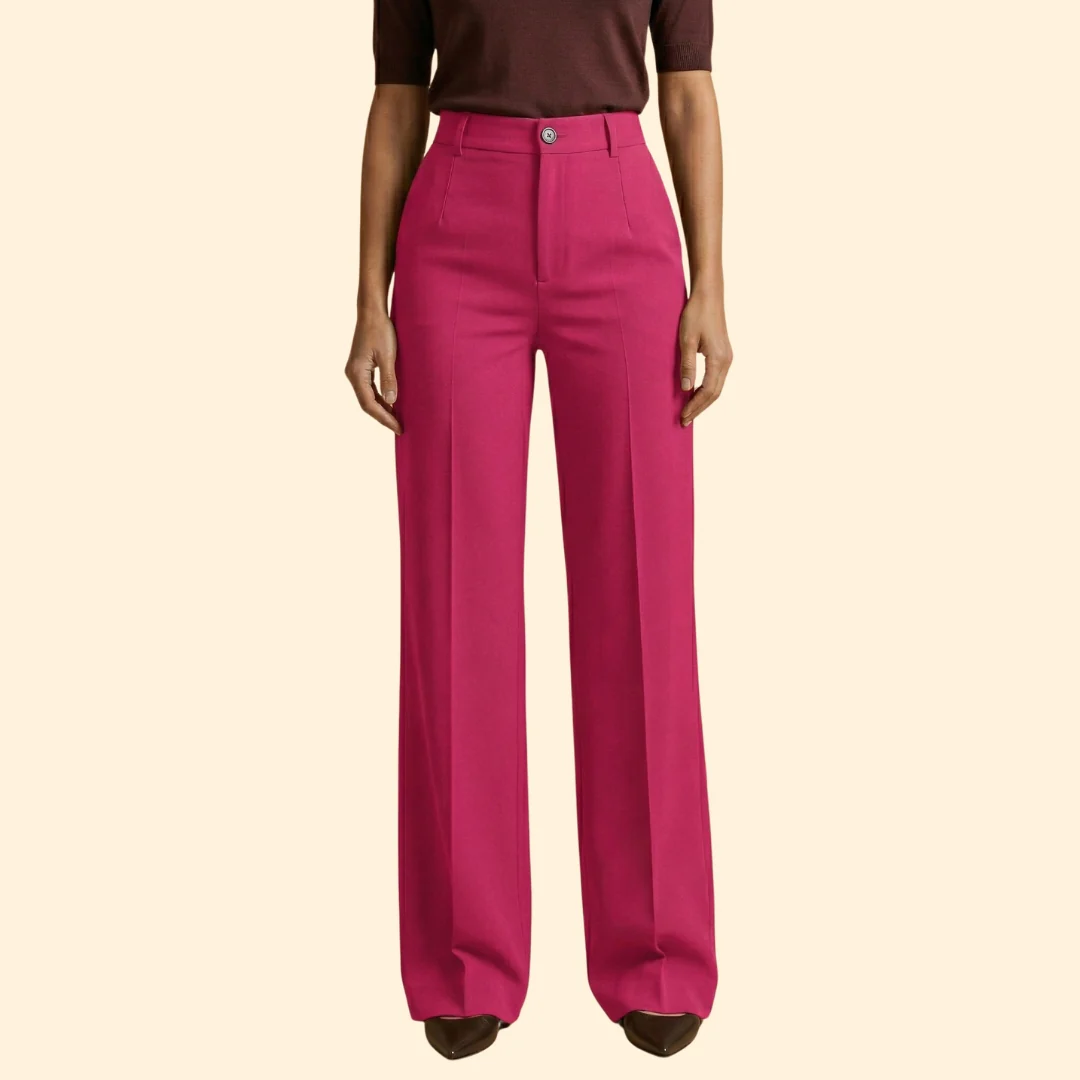 Women's Tailored Trousers with Stretch - Image 12