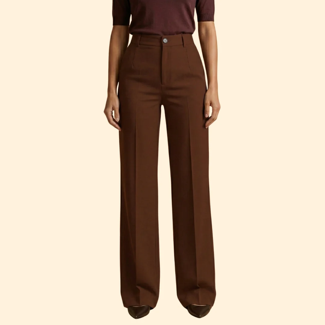 Women's Tailored Trousers with Stretch - Image 13