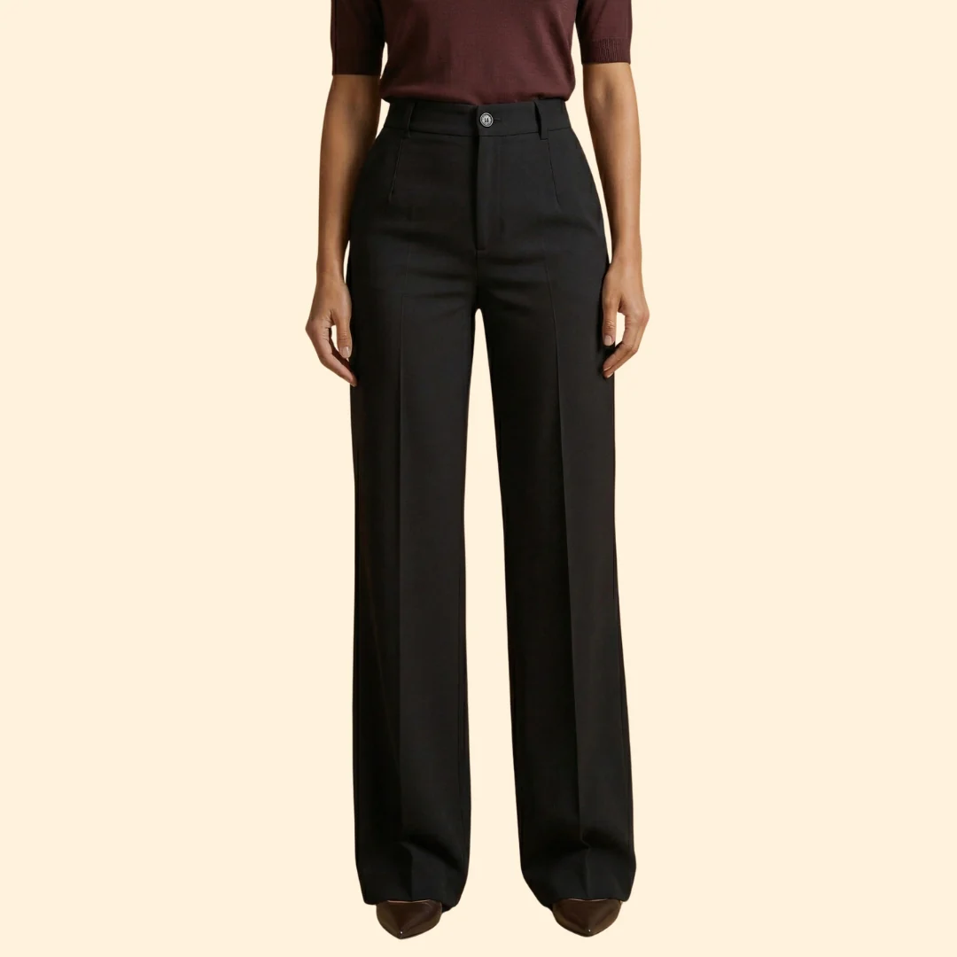 Women's Tailored Trousers with Stretch - Image 7