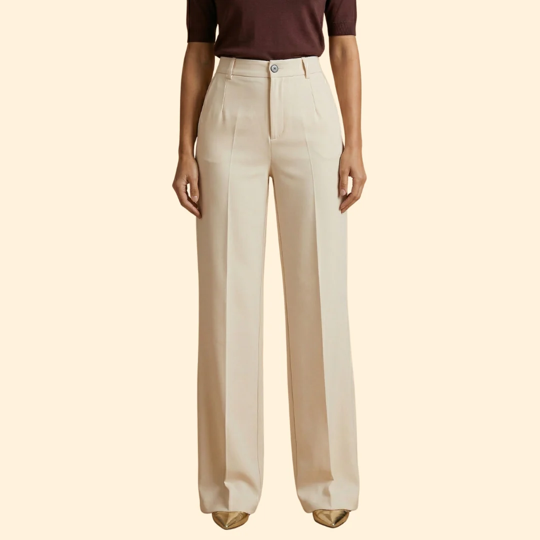 Women's Tailored Trousers with Stretch - Image 8