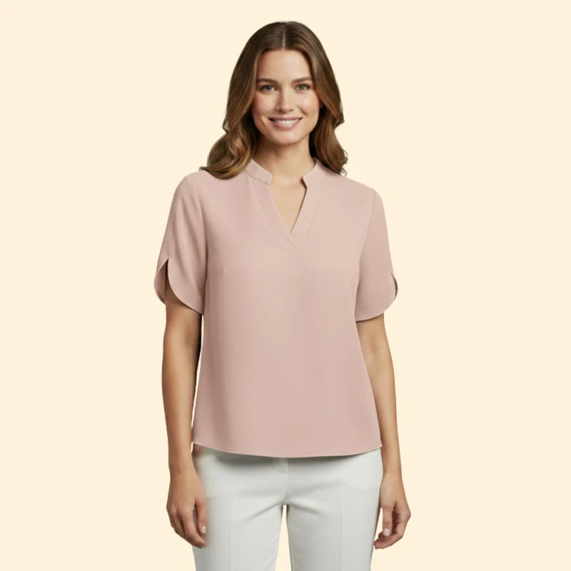 Women’s Top with V-Cut and Flowing Sleeves - Image 12