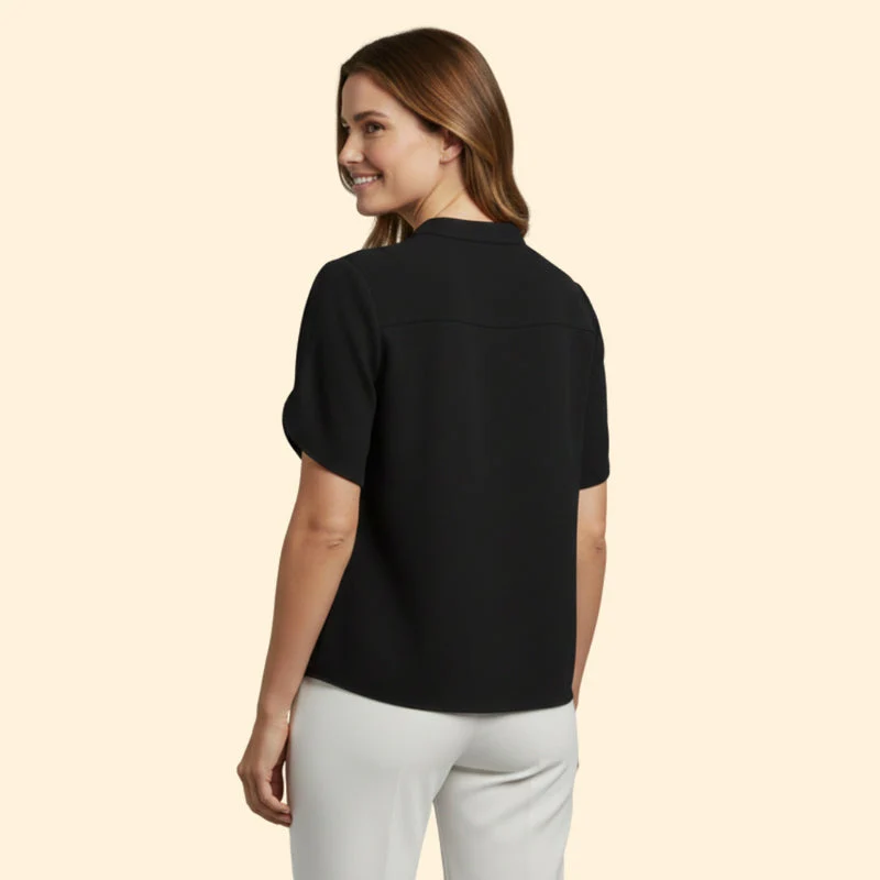 Women’s Top with V-Cut and Flowing Sleeves - Image 5