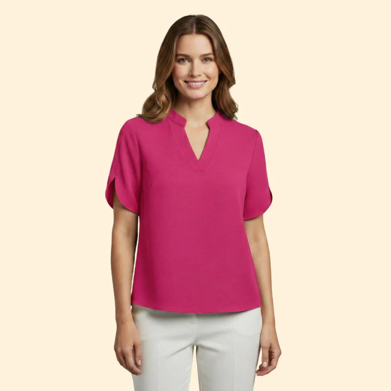 Women’s Top with V-Cut and Flowing Sleeves - Image 7