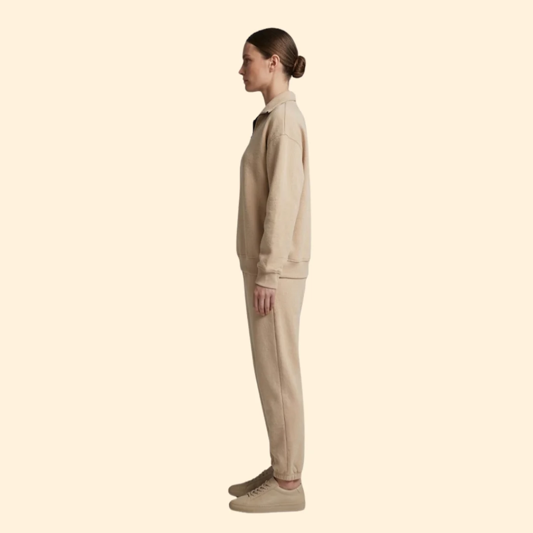 Women’s Tracksuit Set with Half-Zip Sweatshirt - Image 11