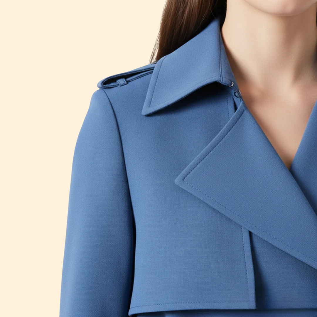 Women’s Trench Coat with Belted Waist - Image 6