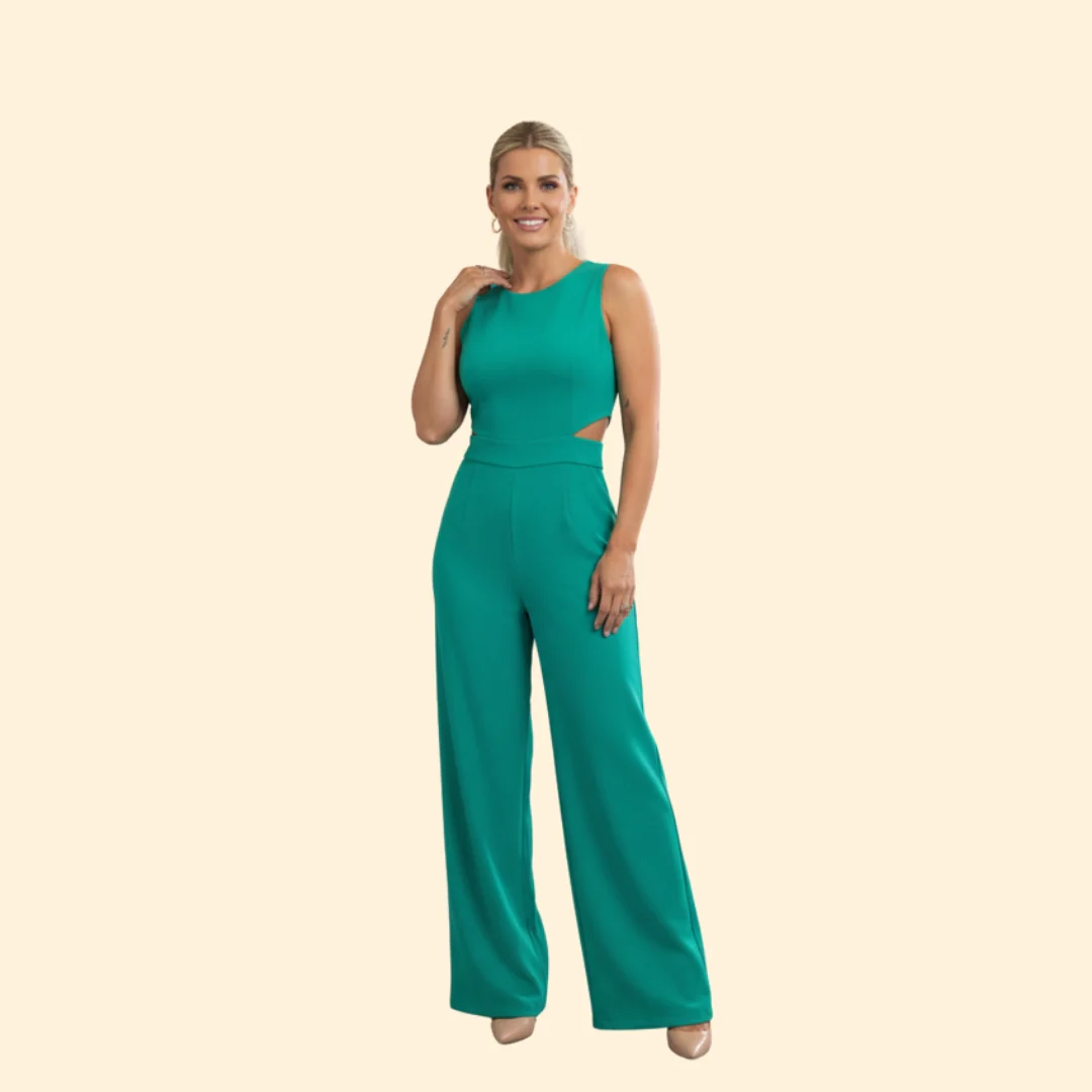 Women’s Two-Piece Set with Crop Top and Trousers - Image 6