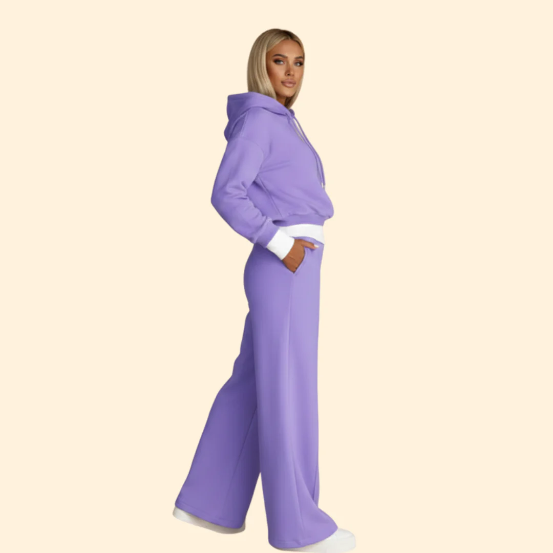 Women’s Two-Piece Set with Hooded Top - Image 3
