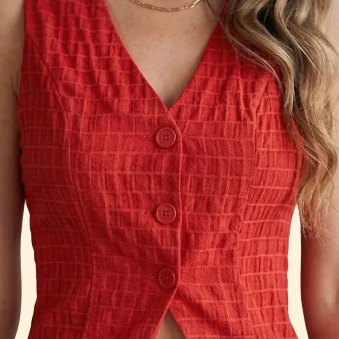 Women’s Two-Piece Set with Textured Top - Image 6