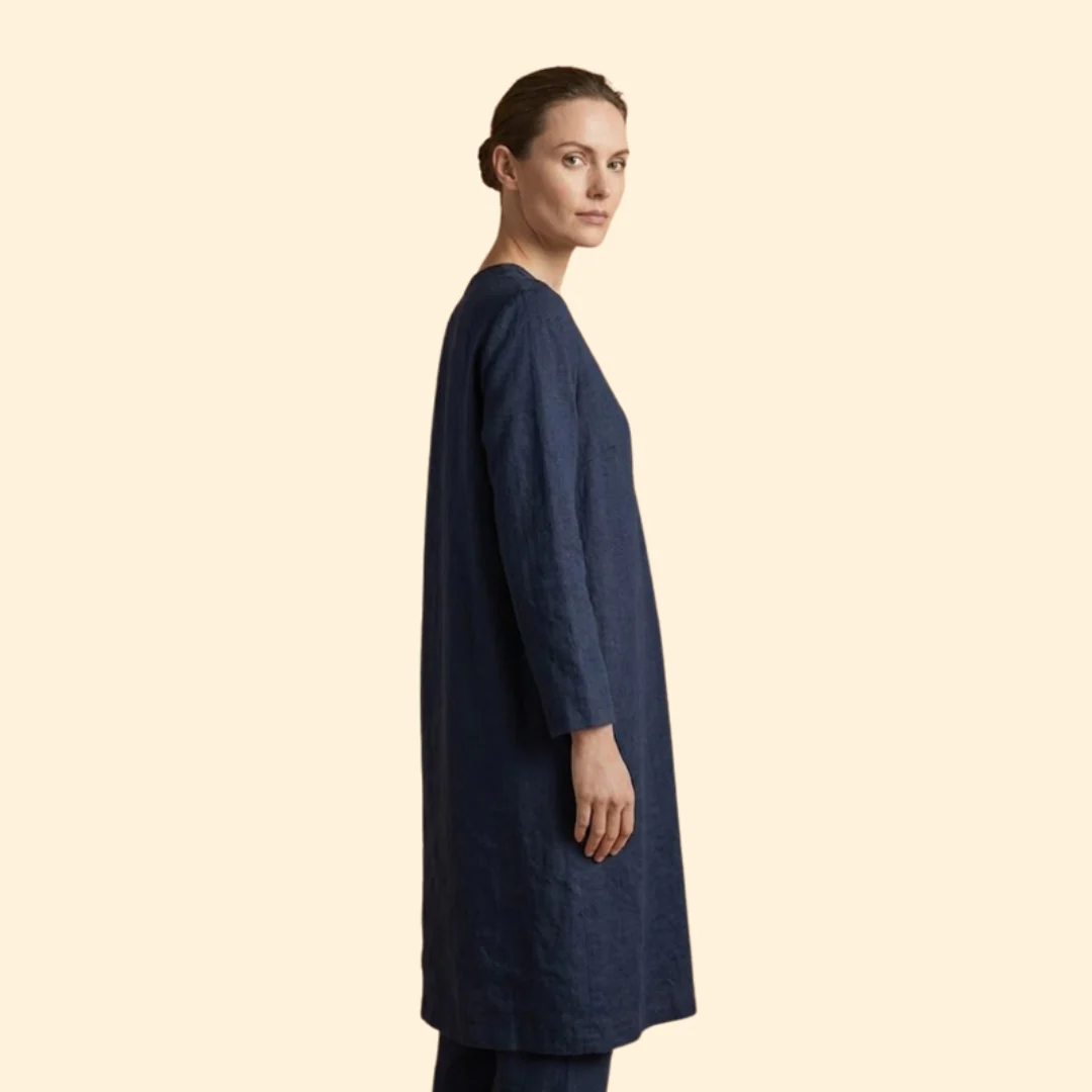 Women’s Two-Piece Set with V-Neck Tunic - Image 5
