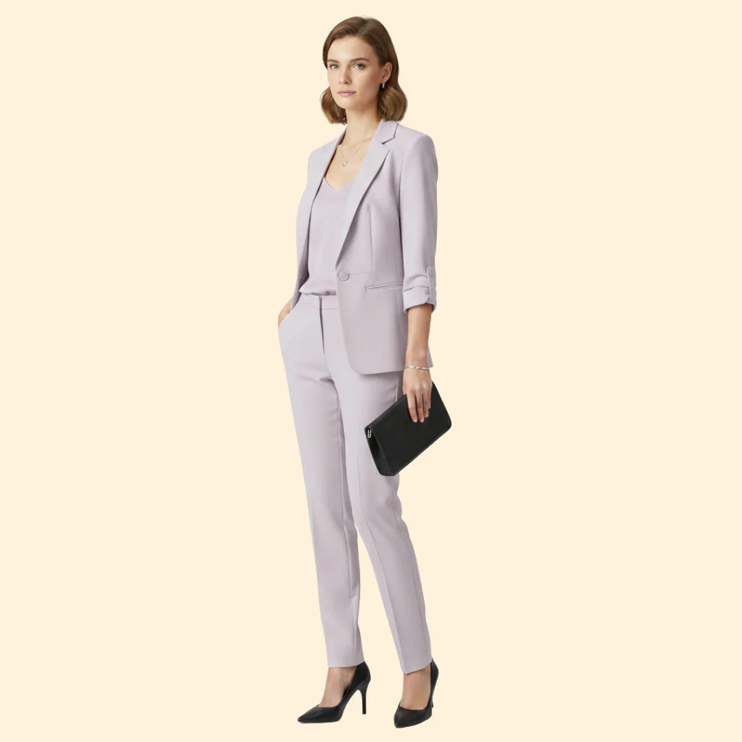 Women’s Two Piece Suit with Matching Trousers - Image 6