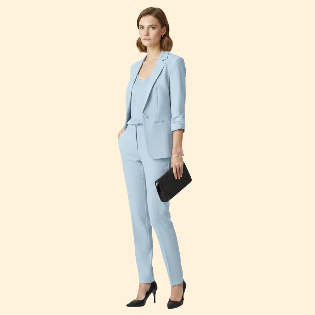Women’s Two Piece Suit with Matching Trousers - Image 7