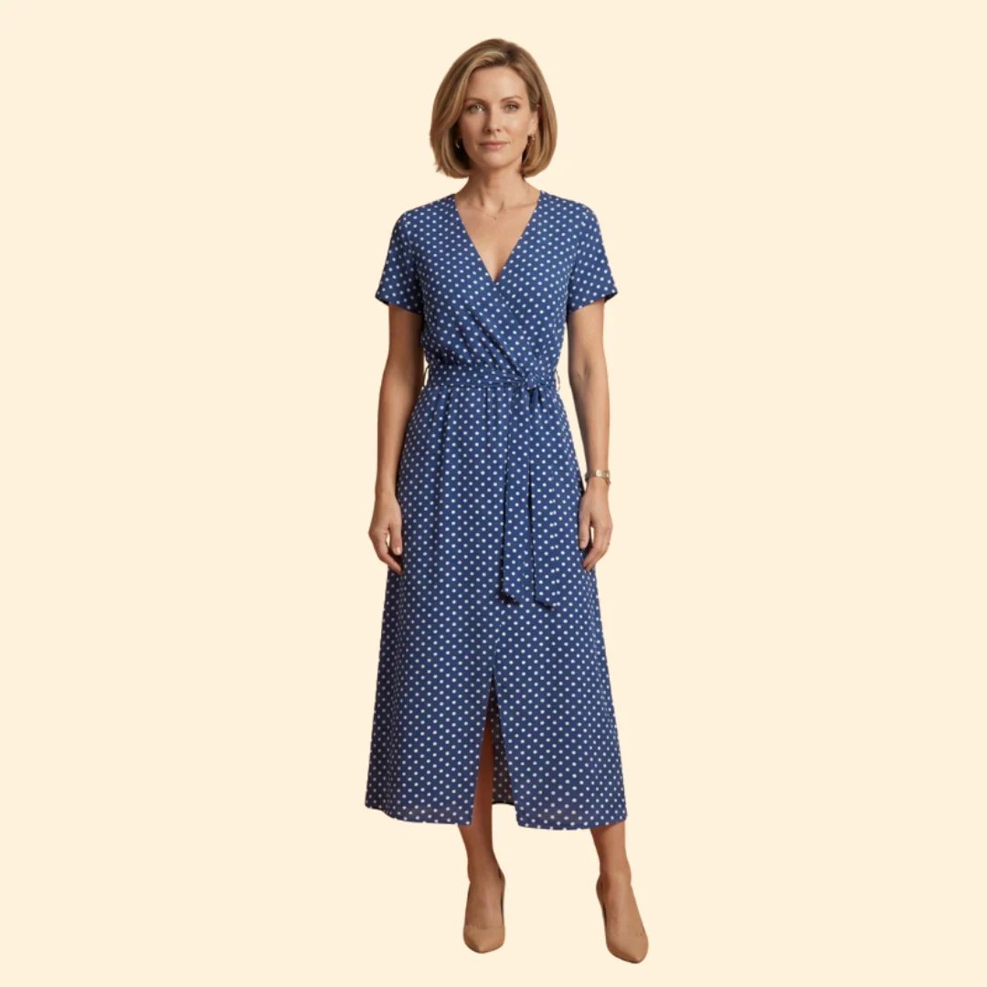 Women's V-Neck Dress Sleeveless - Image 8