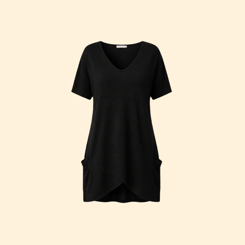 Women’s V-Neck T-Shirt with Pockets
