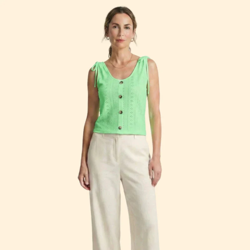 Women’s V-Neck Tank with Button Closure - Image 13