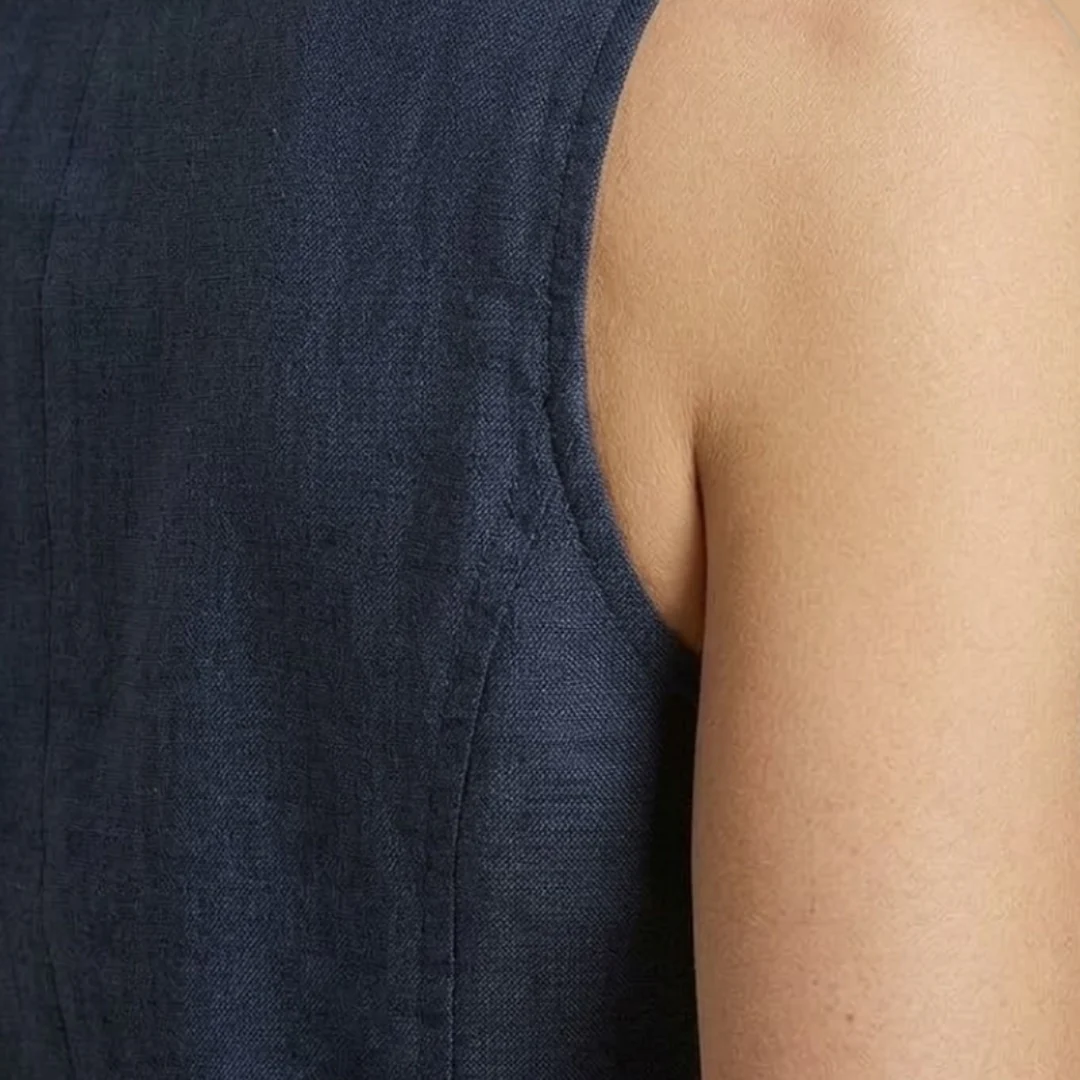 Women’s V-Neck Vest with High-Waist Trousers - Image 6