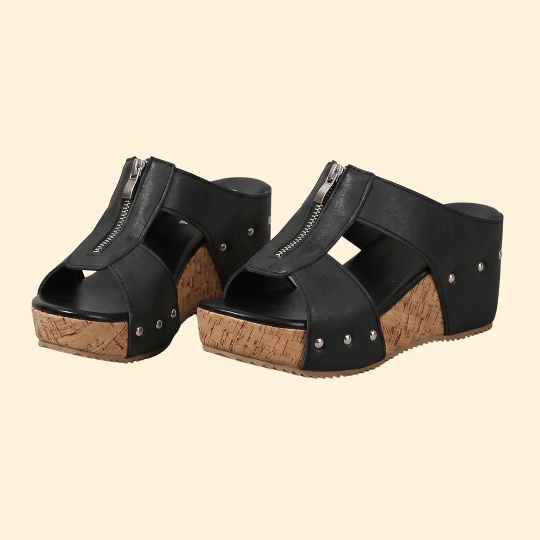 Women's Vintage Wedge Platform Sandals