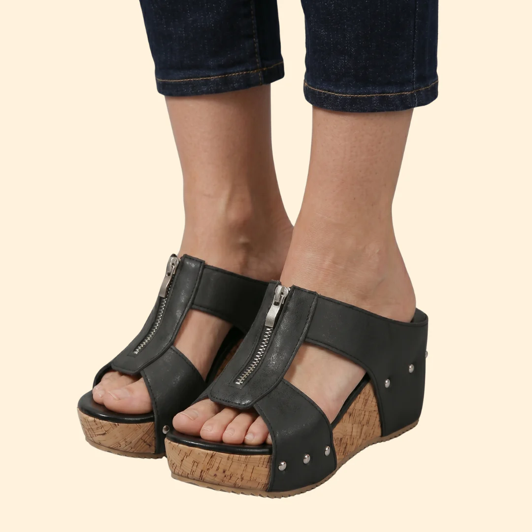 Women's Vintage Wedge Platform Sandals - Image 4