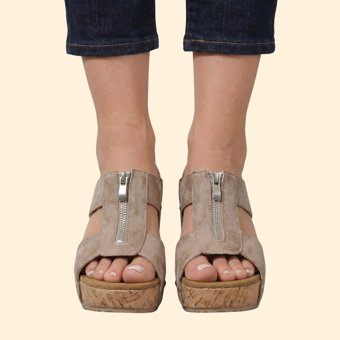 Women's Vintage Wedge Platform Sandals - Image 6